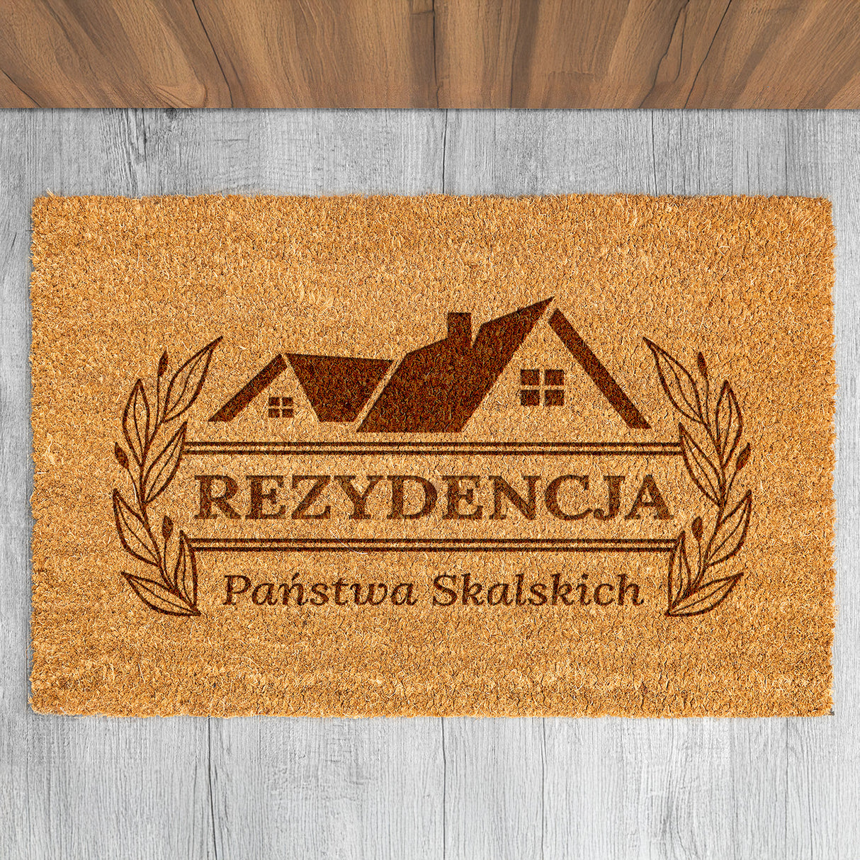 Wycieraczka kokosowa personalizowana - Rezydencja