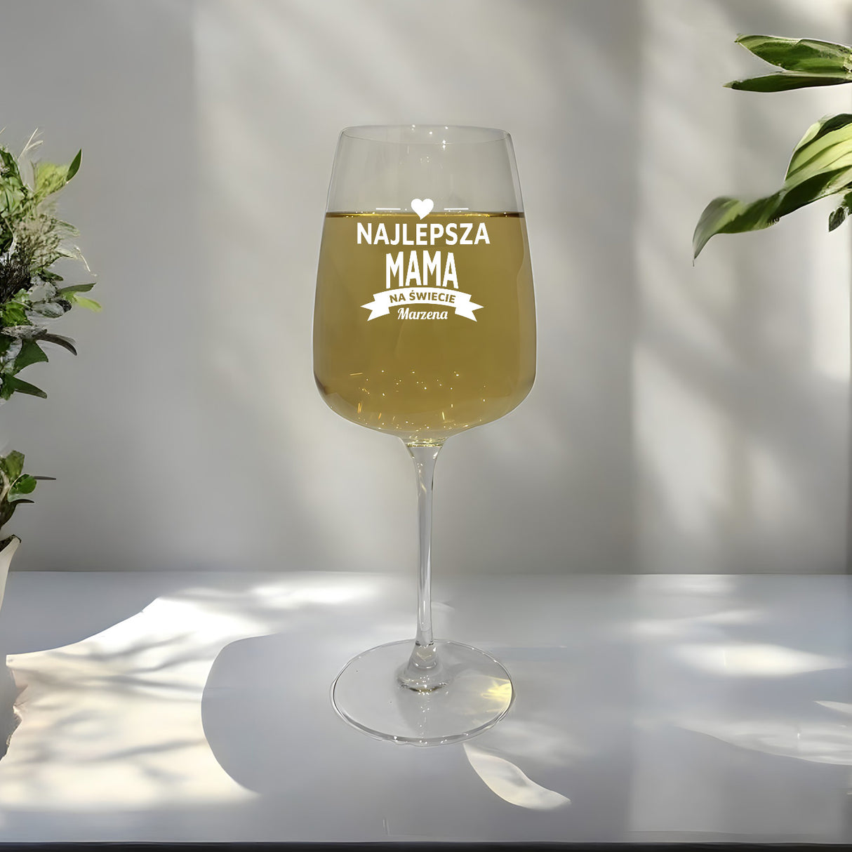Kieliszek do wina 600 ml - NAJLEPSZA MAMA NA ŚWIECIE