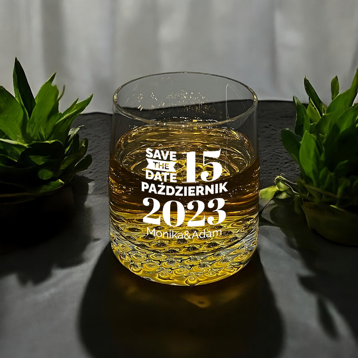 Szklanka do whisky - SAVE THE DATE