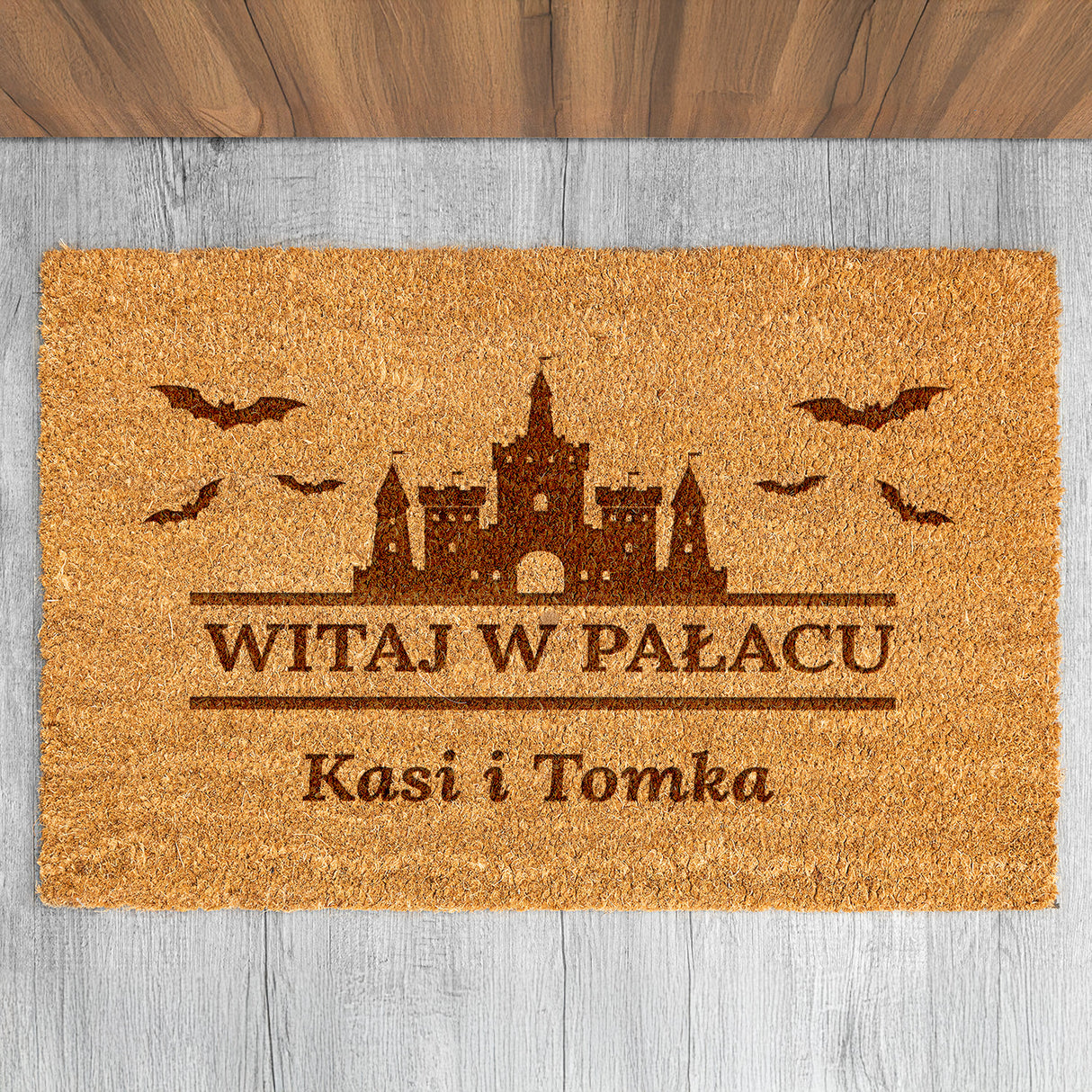 Wycieraczka kokosowa personalizowana - Witaj W Pałacu