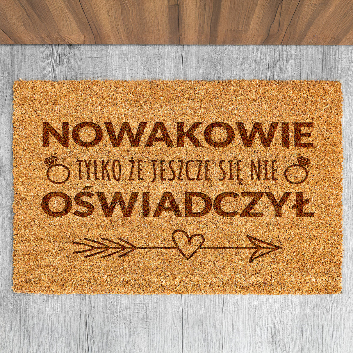 Wycieraczka kokosowa personalizowana - Jeszcze Się Nie Oświadczył