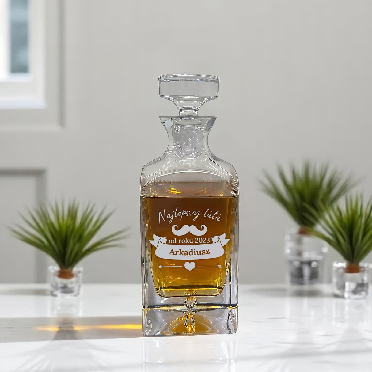 Karafka do whisky 0,75 L - NAJLEPSZY TATA OD ROKU