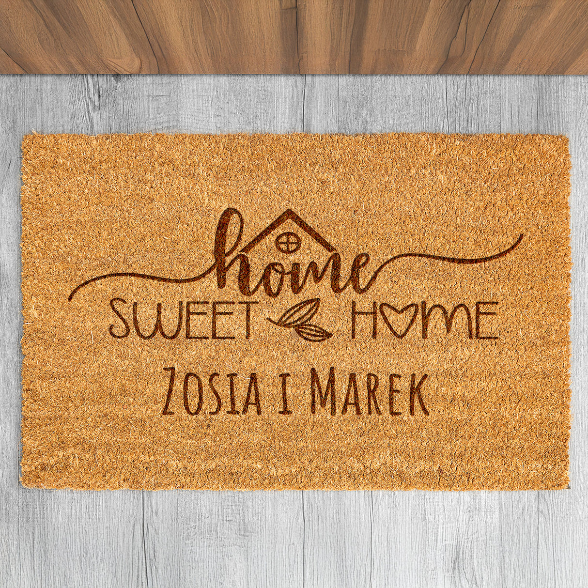 Wycieraczka kokosowa personalizowana - Home Sweet Home