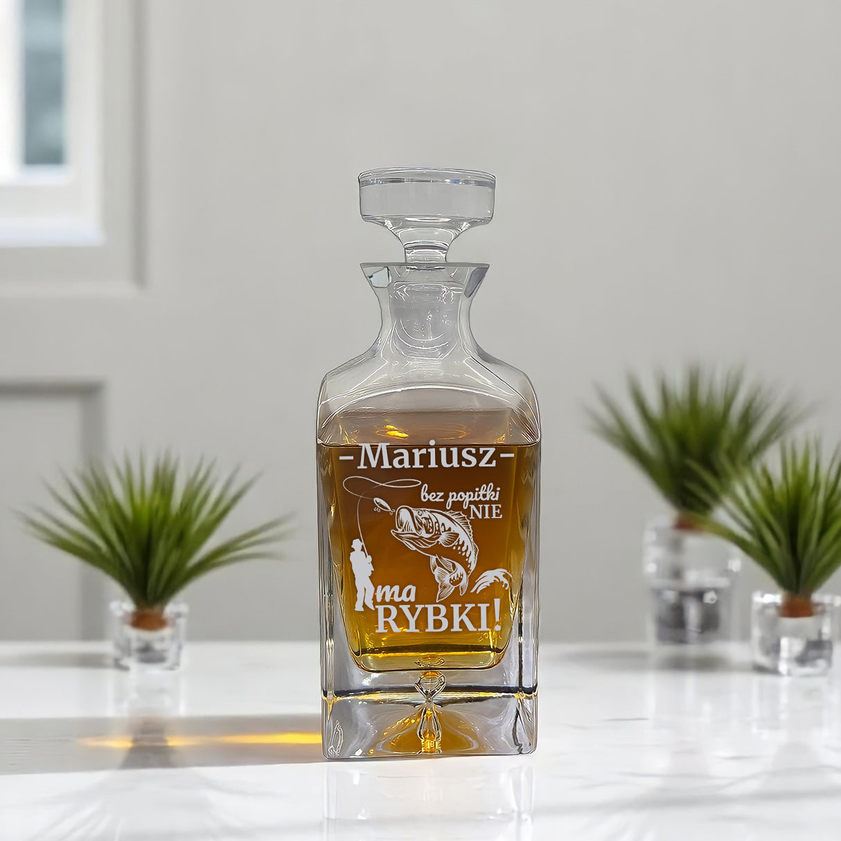 Karafka do whisky 0,75 L - BEZ POPITKI NIE MA RYBKI