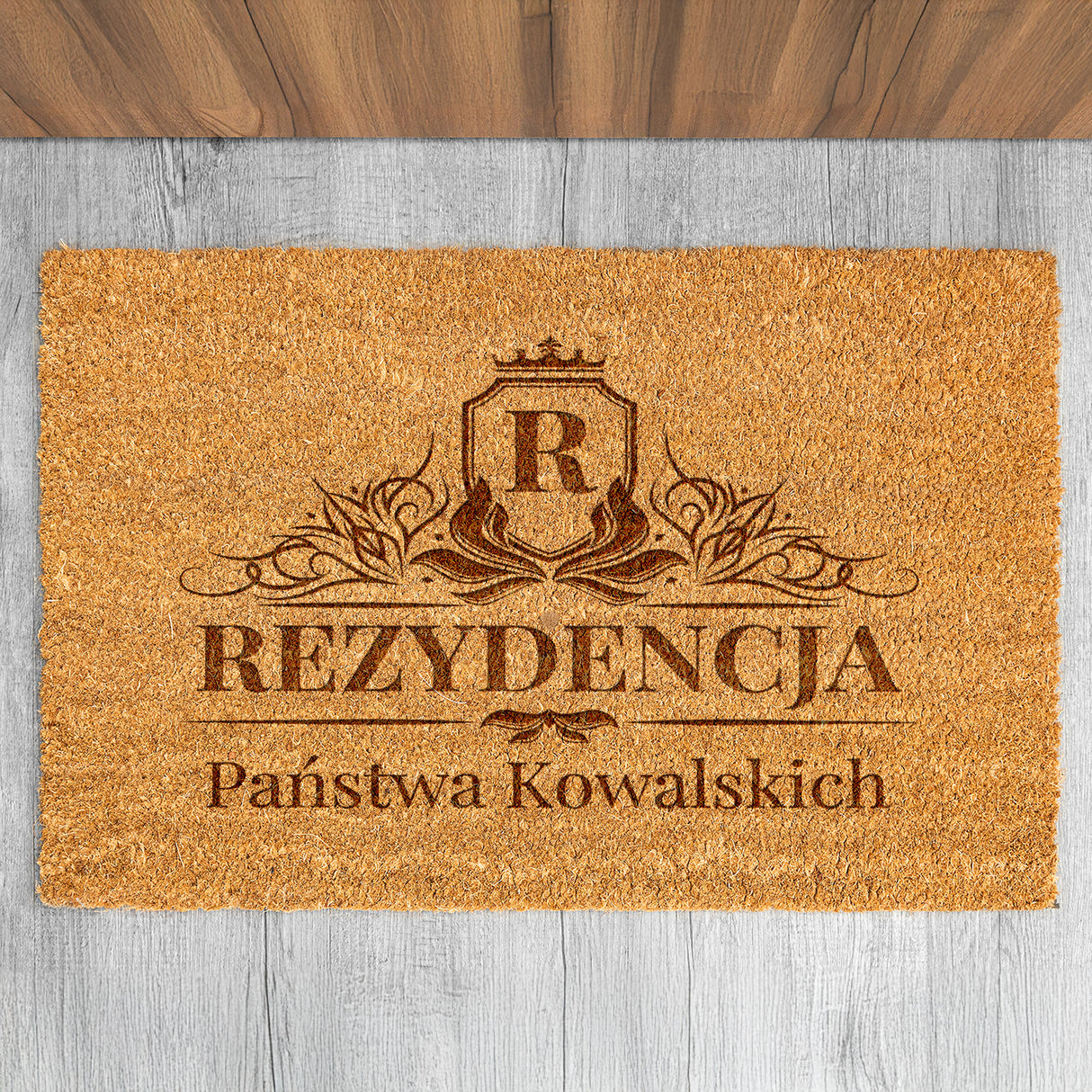 Wycieraczka kokosowa personalizowana - Rezydencja 2
