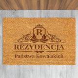 Wycieraczka kokosowa personalizowana - Rezydencja 2