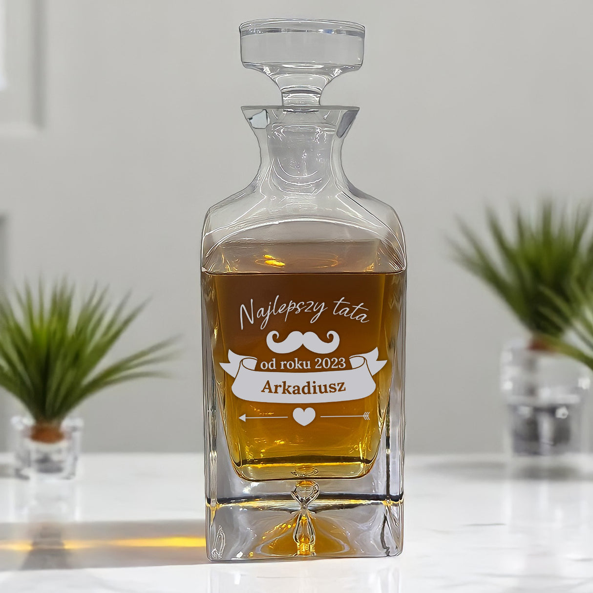 Karafka do whisky 0,75 L - NAJLEPSZY TATA OD ROKU