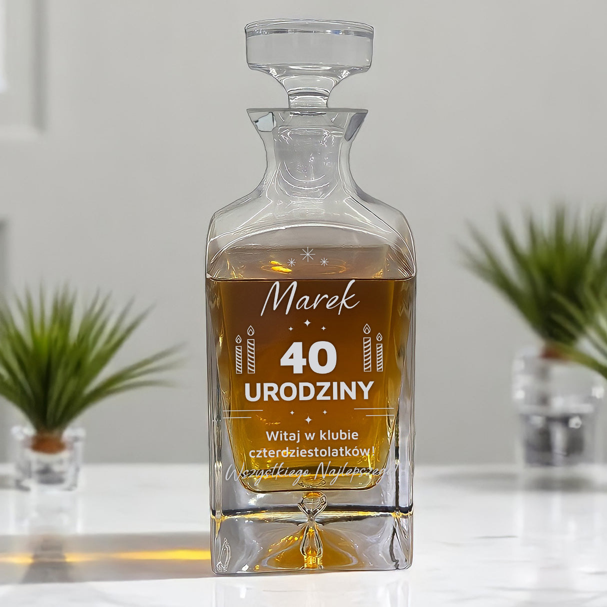 Karafka do whisky 0,75 L - URODZINY 2
