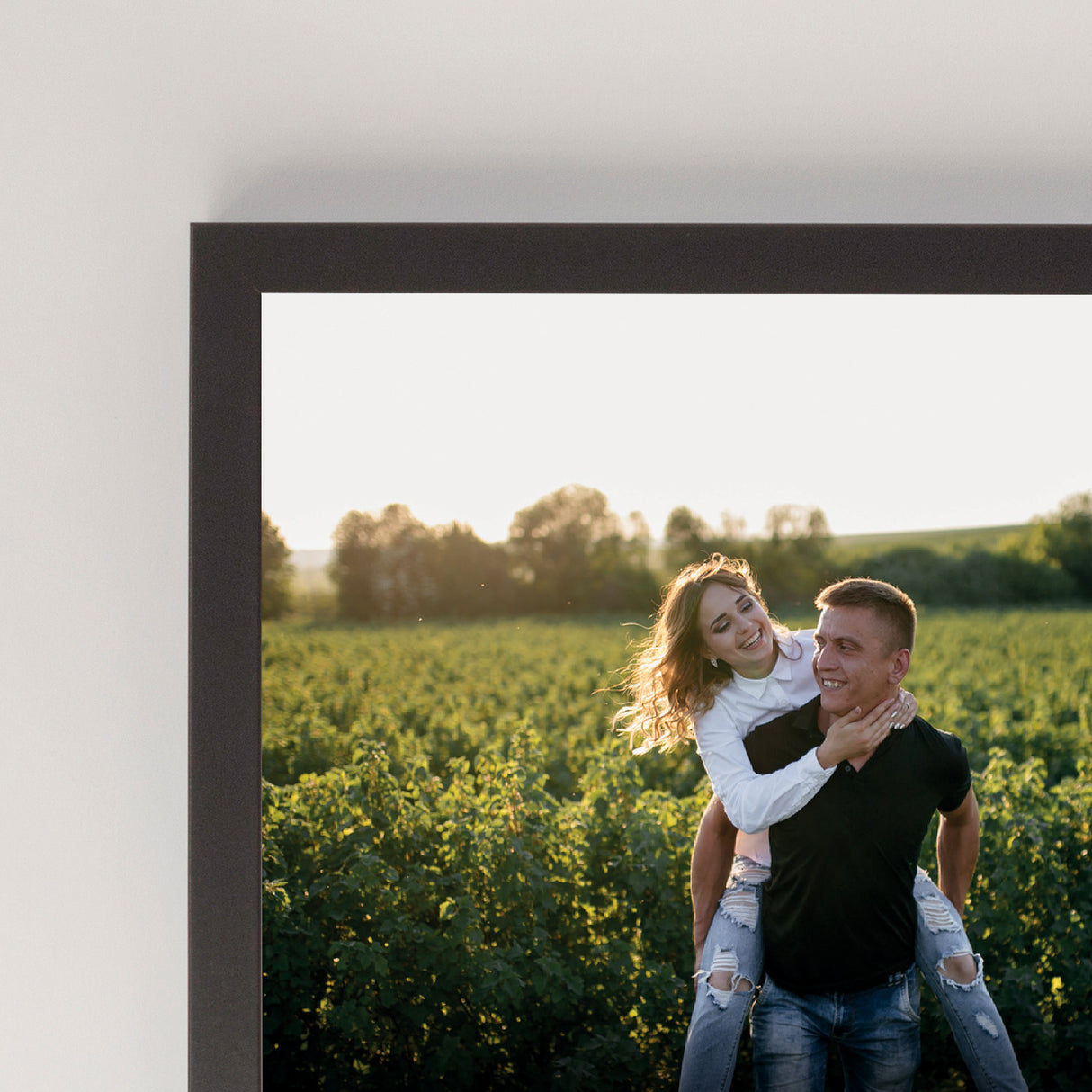 Wydruk w ramce 30x40 - Fotokolaż: Na Zawsze Razem - Pion