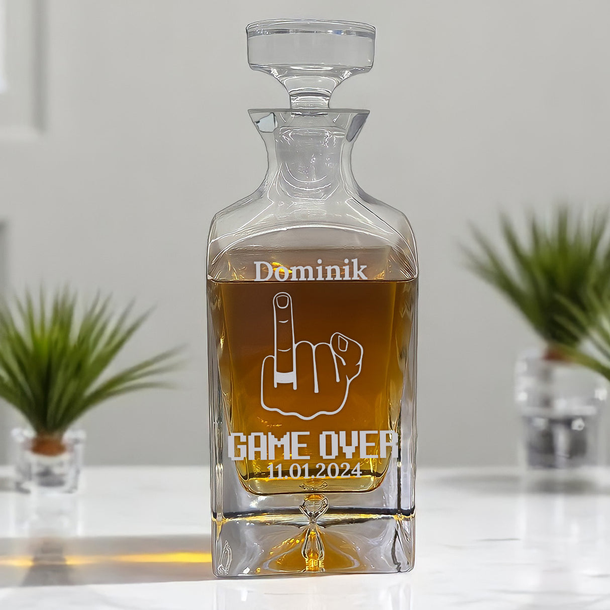 Karafka do whisky 0,75 L - GAME OVER