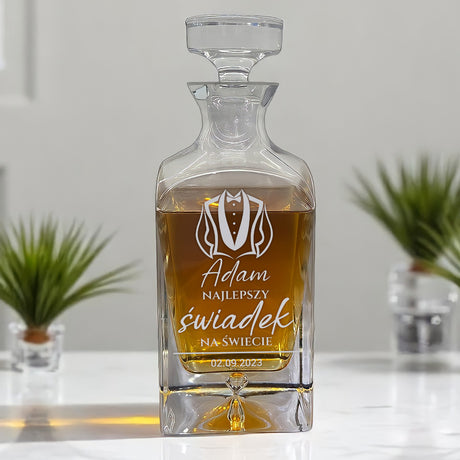 Karafka do whisky 0,75 L - NAJLEPSZY ŚWIADEK