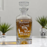 Karafka do whisky 0,75 L - BEZ POPITKI NIE MA RYBKI
