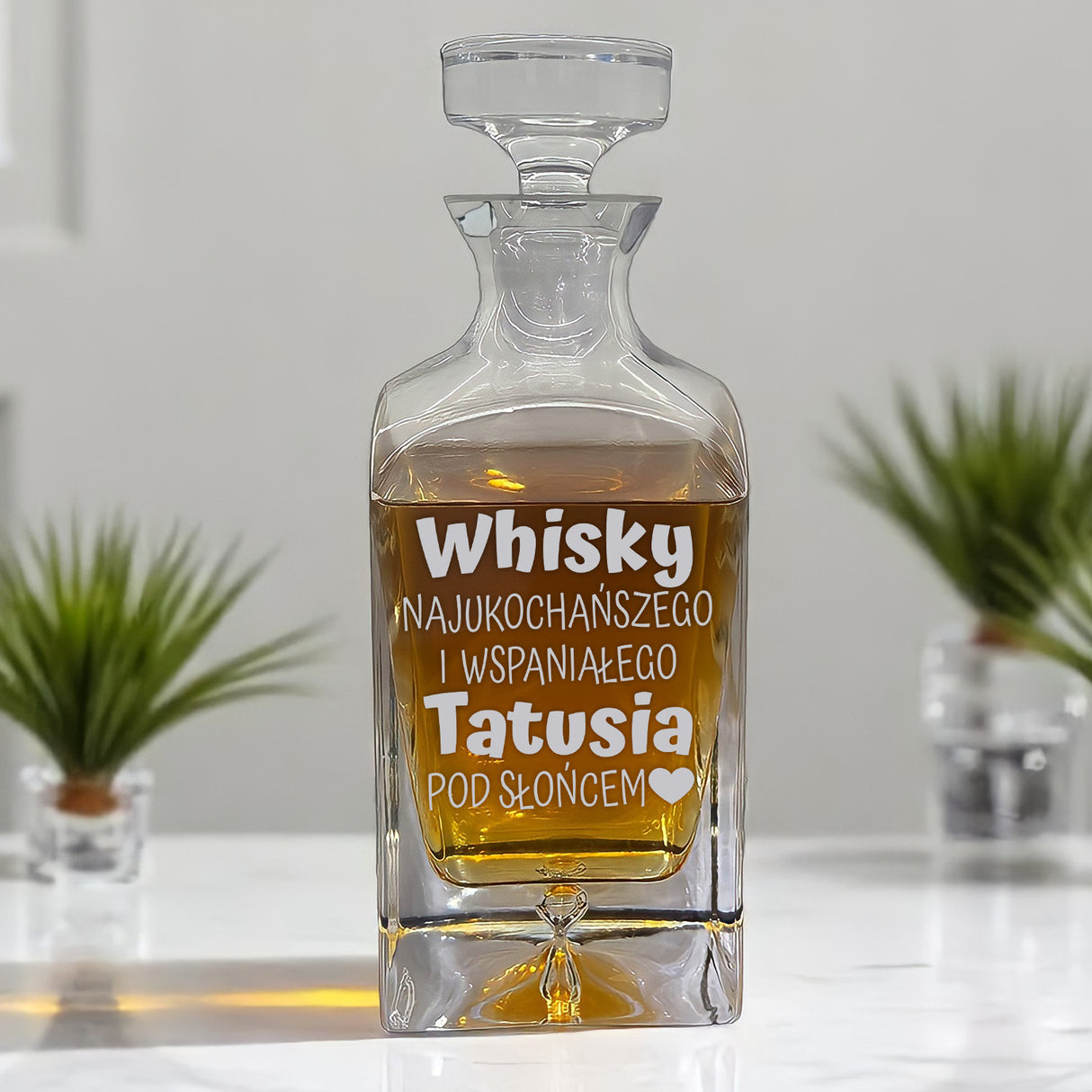 Karafka do whisky 0,75 L - WHISKY TATUSIA