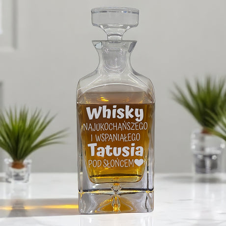 Karafka do whisky 0,75 L - WHISKY TATUSIA