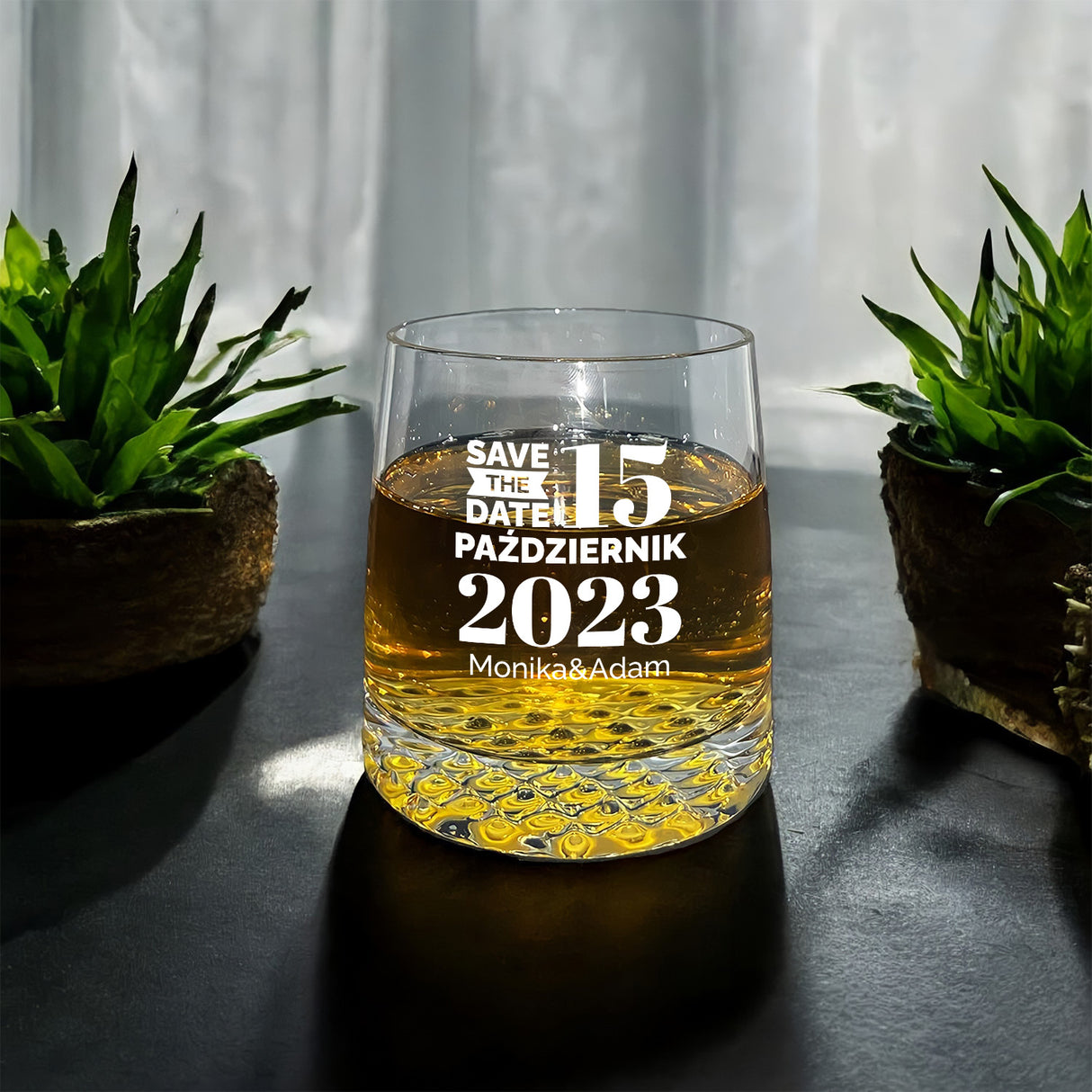 Szklanka do whisky - SAVE THE DATE