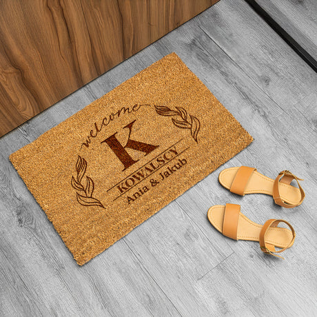 Wycieraczka kokosowa personalizowana - Monogram