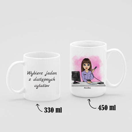 Kubek z nadrukiem - Office Girl
